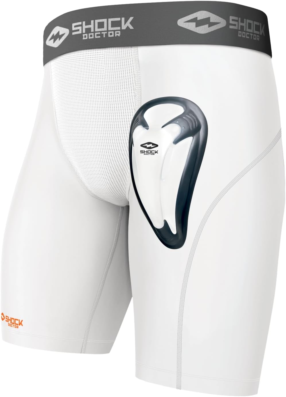 Shock Doctor Compression Shorts for Men with Bio-Flex Cup