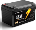 12V 16Ah LiFePO4 Battery - Long Life, IP67 Waterproof