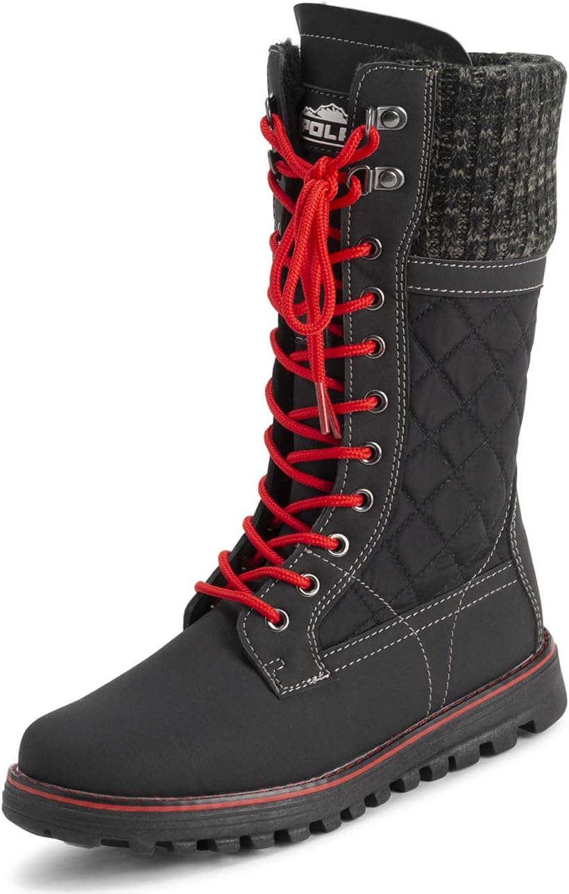 POLAR Womens Faux Fur Warm Thermal Waterproof Winter Boots