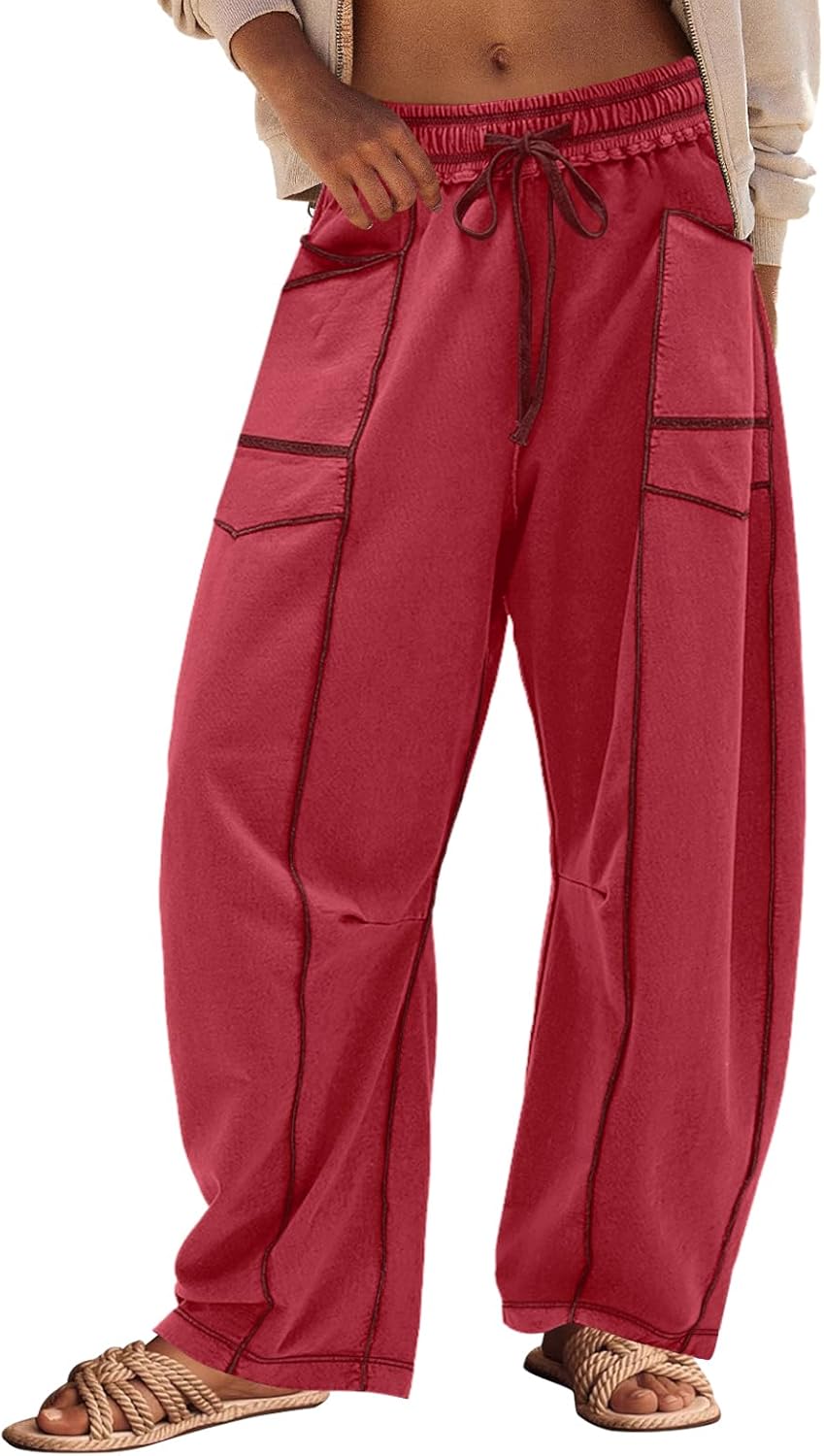 Panadila Womens Barrel Pants for Casual Beach and Lounge Wear