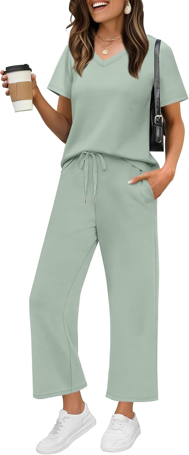 Stylish 2 Piece Summer Lounge Set for Women by WIHOLL