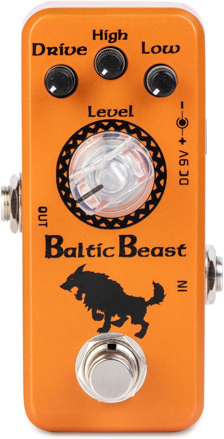 Baltic Beast Overdrive - True Bypass Mini Pedal by Movall