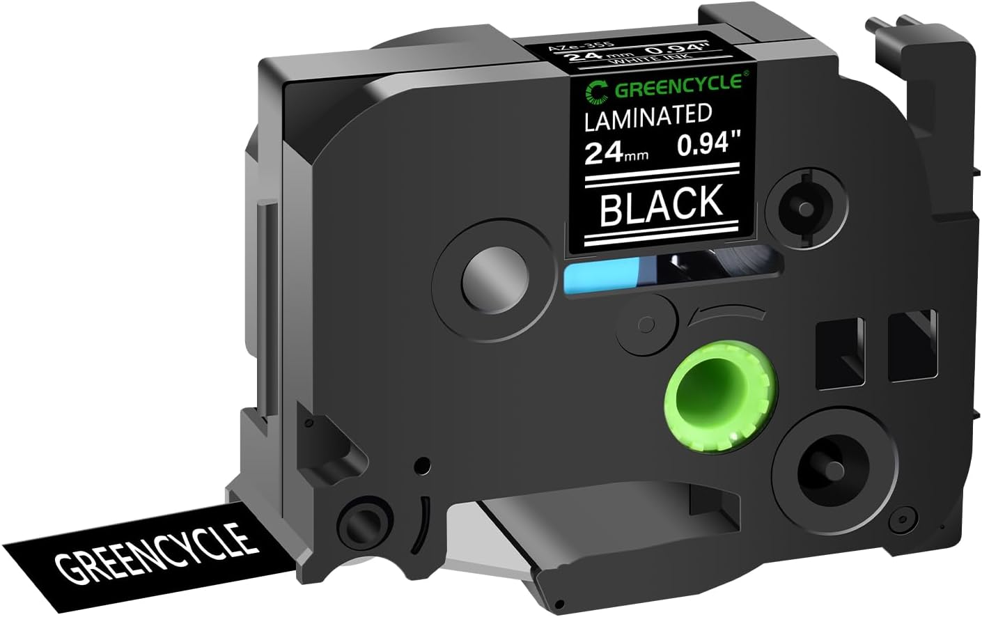 GREENCYCLE Compatible TZe355 Label Tape for Ptouch Printers