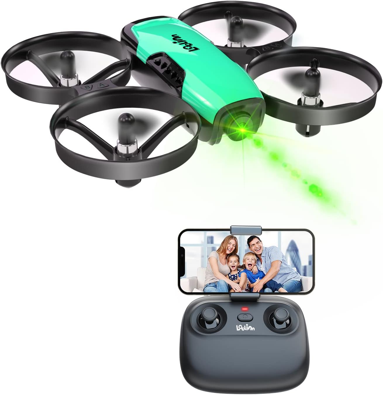 Loolinn Drone for Kids Gift with Camera - Safe and Easy to Fly