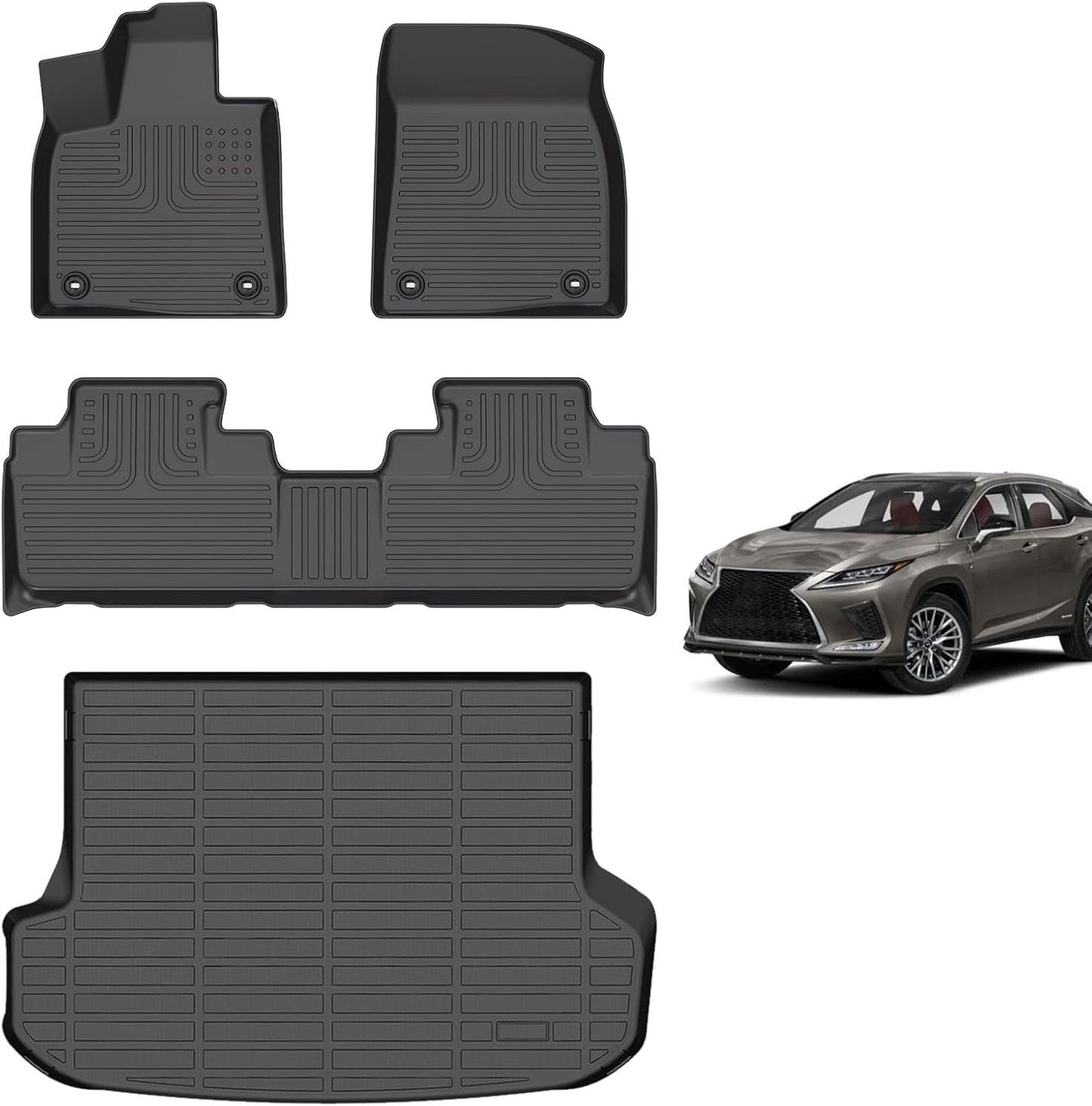 Custom Floor Mats & Cargo Liner Set for Lexus RX 2016-2022