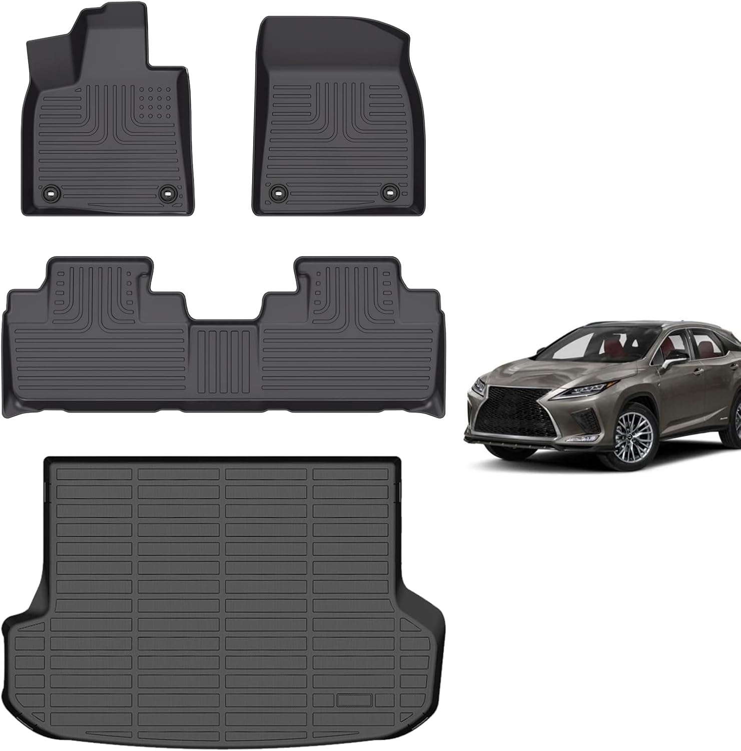 Custom Floor Mats & Cargo Liner Set for Lexus RX 2016-2022