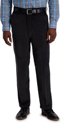 Haggar Mens Classic Fit Stretch Corduroy Pant - Comfortable, Dressy 21