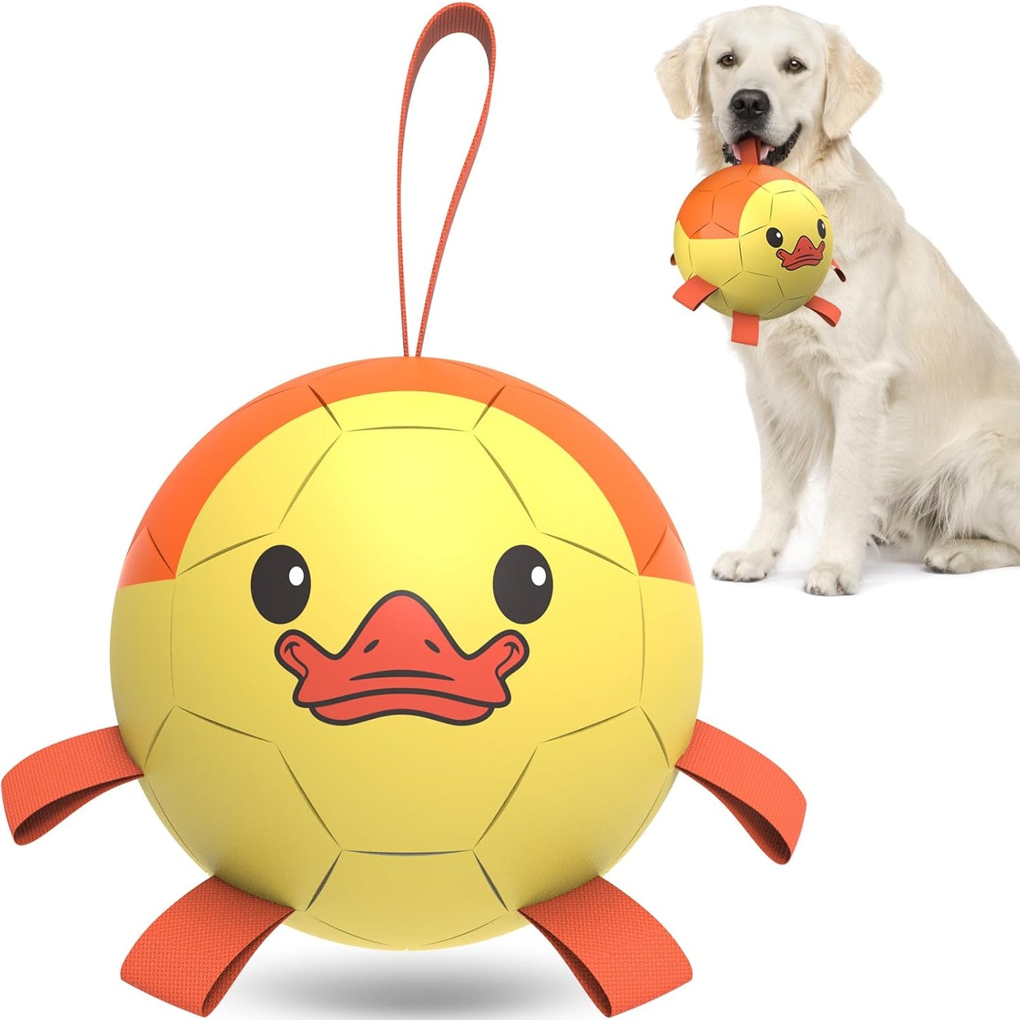 Durable Tug-of-War Dog Ball - Ideal for Medium & Large Dogs