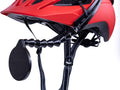 Safe Zone Bicycle Helmet Mirror by EVT - Large View, Rock-Solid Mount