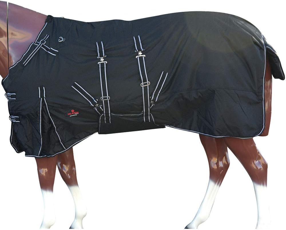 HILASON Black 70in 1200D Winter Waterproof Horse Blanket Review