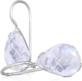 925 Sterling Silver Moonstone Teardrop Earrings - Dainty June