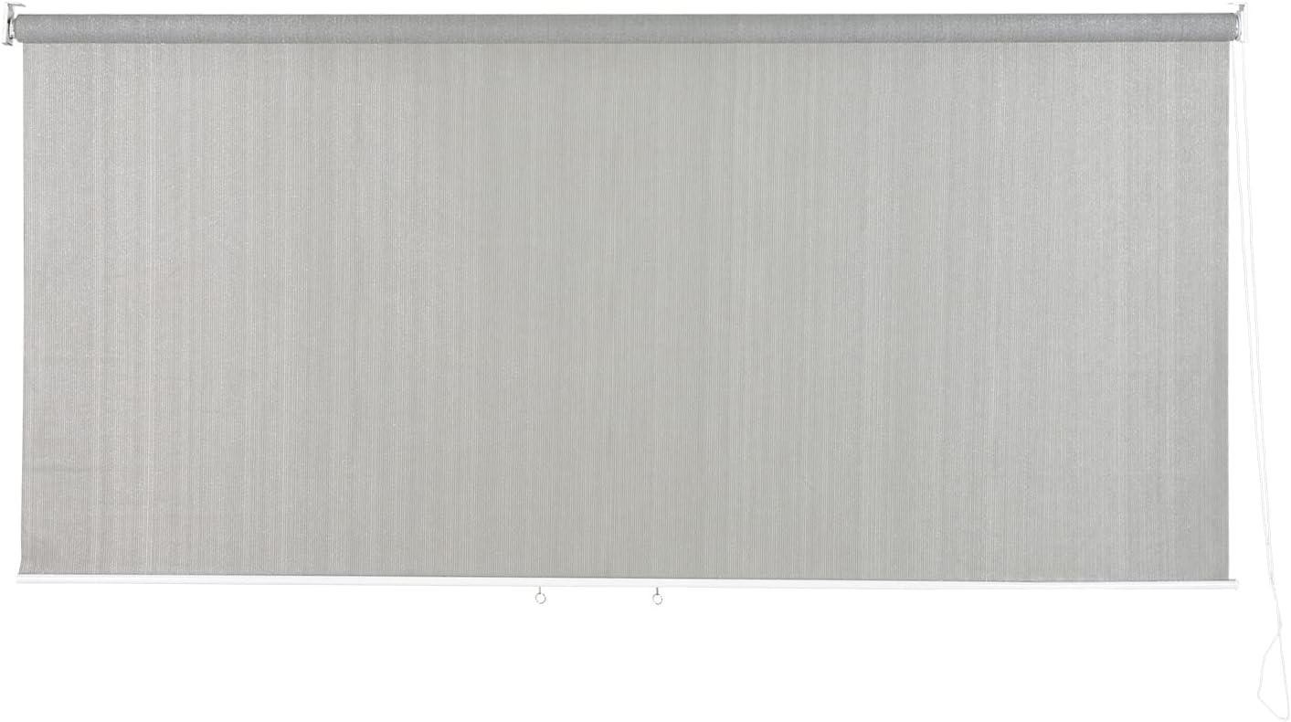 PHI VILLA Outdoor Patio Roller Shades for Privacy and Comfort