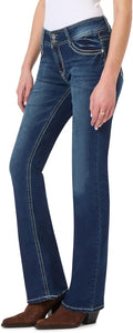 WallFlower Luscious Curvy Bootcut Jeans Mid-Rise Insta (Style QDVG)