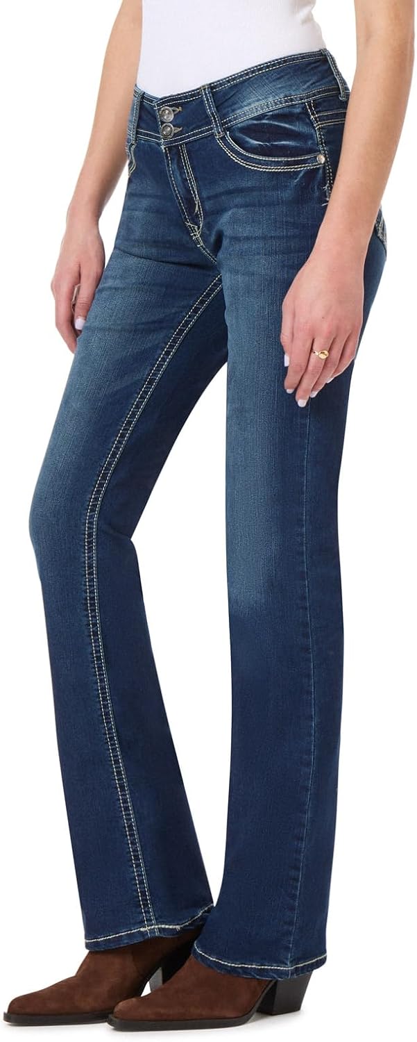 Luscious Curvy Bootcut Jeans for Women - Size Inclusive Fit