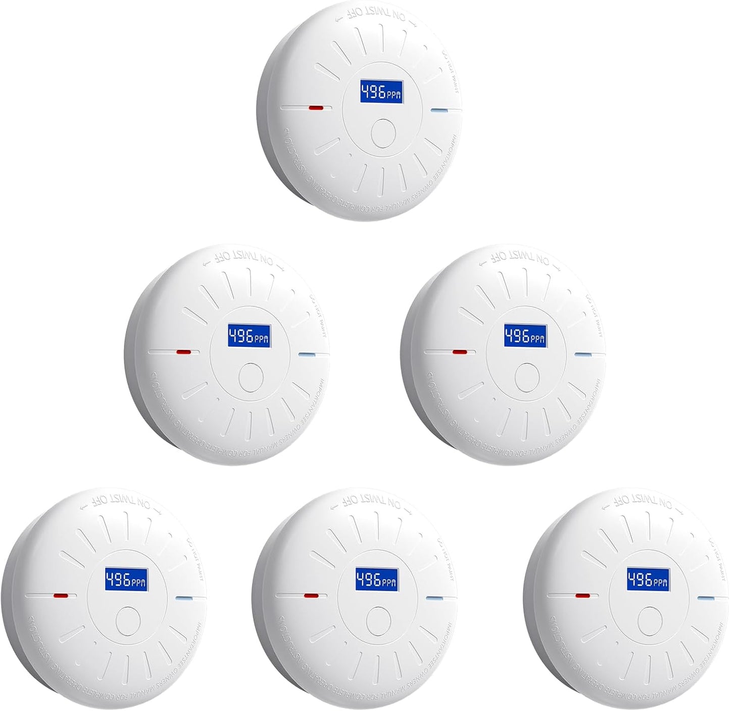 10 Year Battery Operated Smoke and Carbon Monoxide Detectors