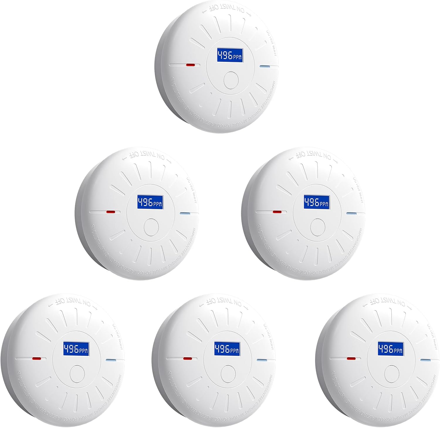 10 Year Battery Operated Smoke and Carbon Monoxide Detectors