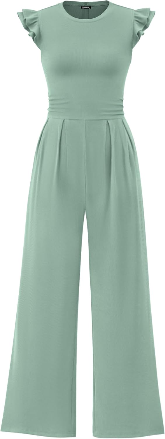 PRETTYGARDEN Summer Jumpsuits for Women Dressy Fashion 2025