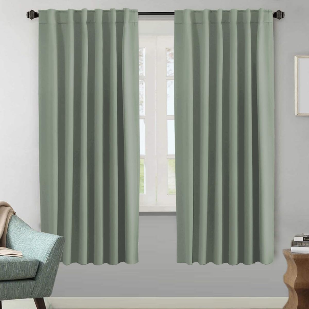H.VERSAILTEX Blackout Curtains for Room Darkening and Insulation