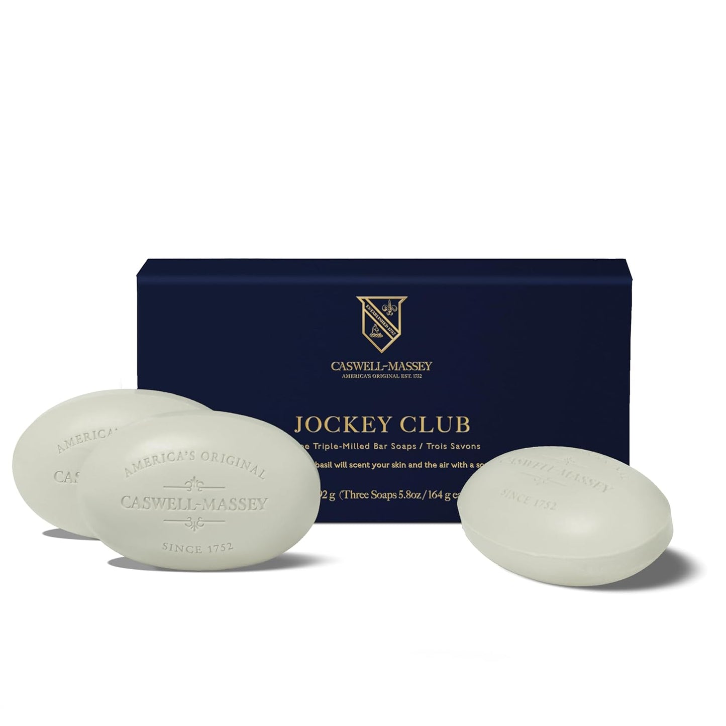 Caswell-Massey Mens Bar Soap Gift Set - Jockey Club Scent