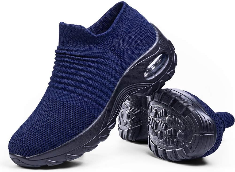 Women's Walking Shoes Sock Sneakers - Lightweight Air Cushion