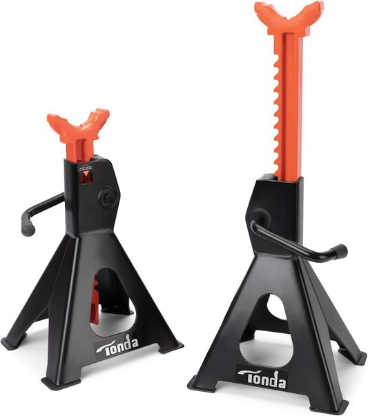 TONDA Jack Stands 3 Ton: Extra Tall Heavy Duty Car Support