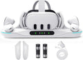 Lampelc Charging Dock for Meta Quest 3 - Auto-Clamping VR Charger