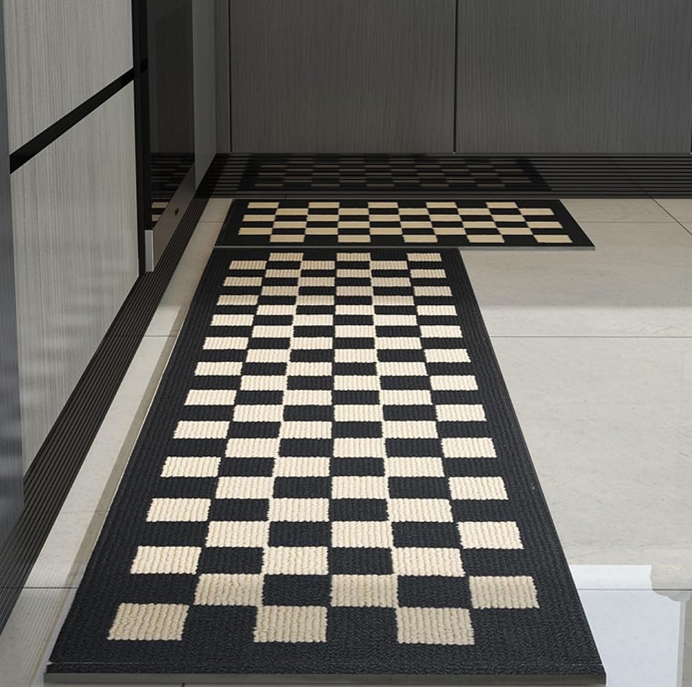 GIB Kitchen Mats Non Slip Washable Runner Rugs for Comfort