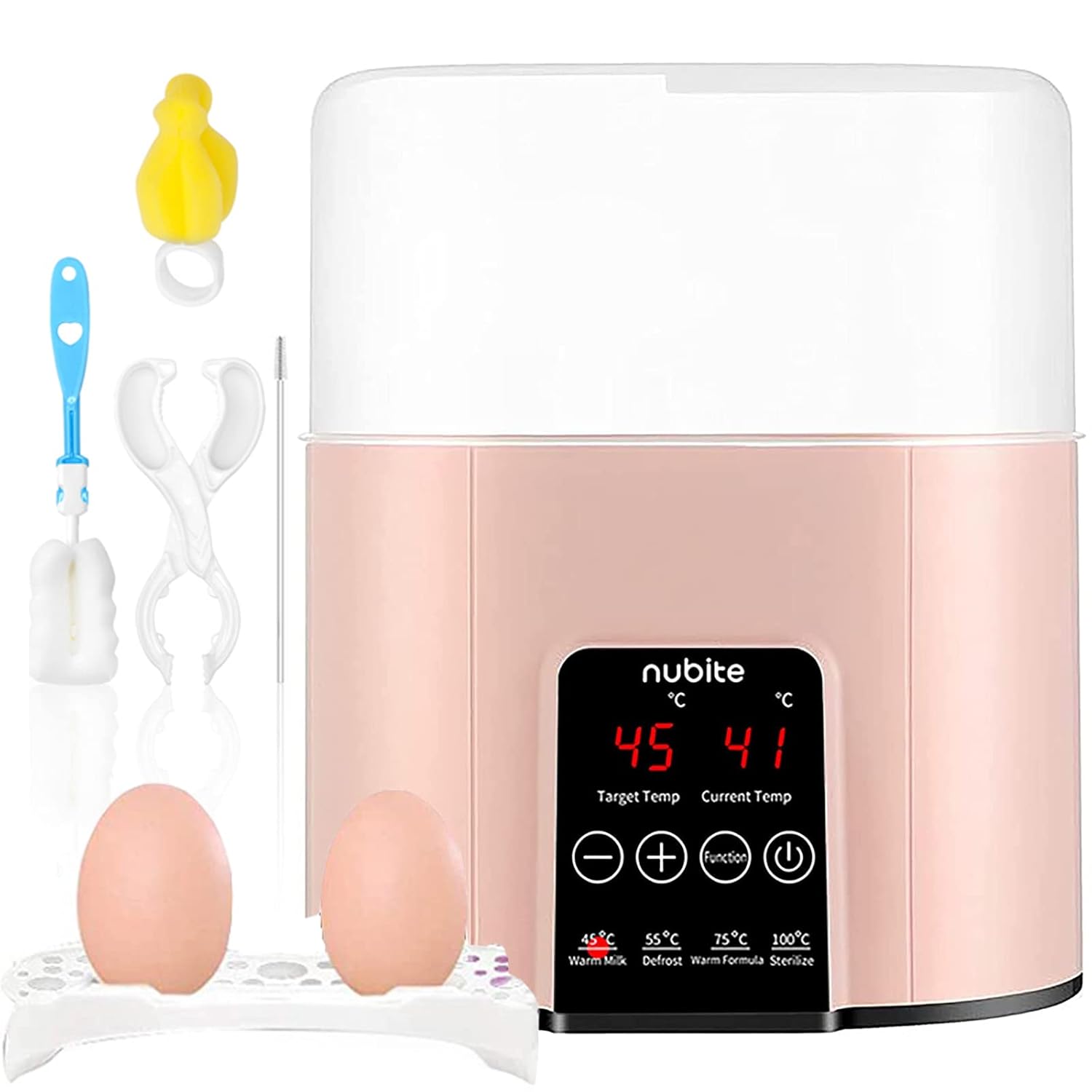 Double Baby Bottle Warmer for Twins with Accurate Temp Control