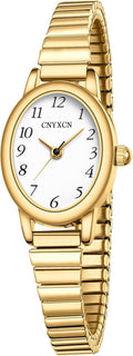 Gold Watches for Women Easy Reading Analog Watch - Elegant Everyday