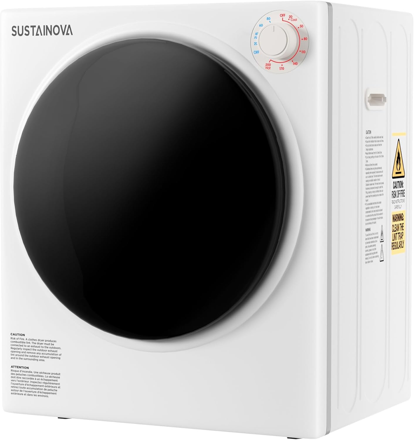 Elevon 800W Portable Clothes Dryer for Compact Spaces