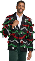 Tipsy Elves Men's Colorful Allover Sequin Blazer - Standout Holiday