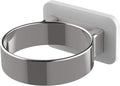Hair Dryer Holder Bathroom Wall Mount - Space Saving Silver