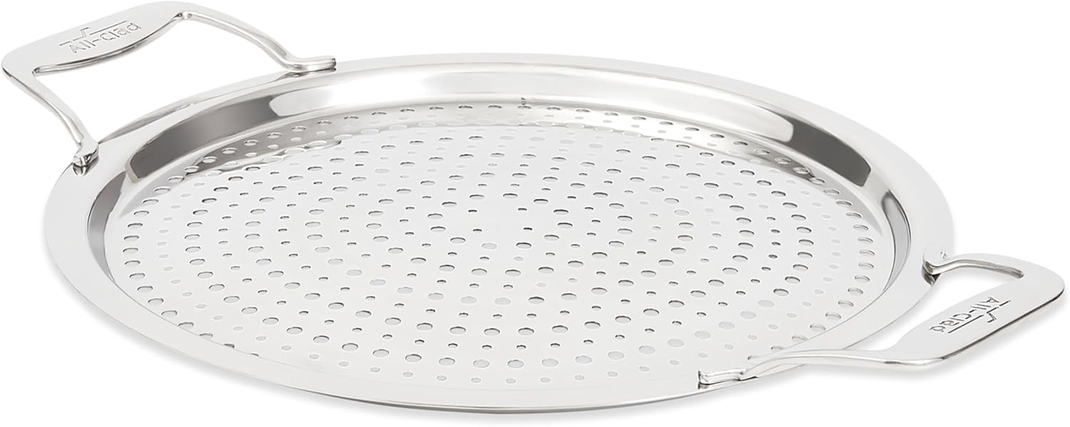 All-Clad Stainless Steel Strain & Splatter Guard for Cooking