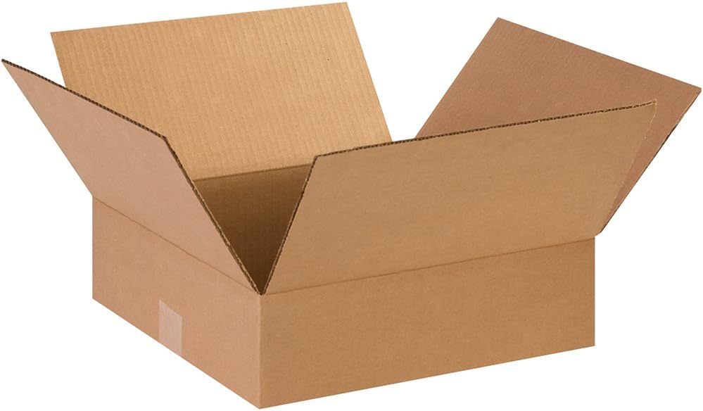 AVIDITI Shipping Boxes Flat 14L x 14W x 4H for Packing Needs
