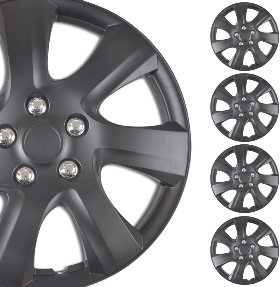 BDK 16 Inch Rim Wheel Cover Hubcaps for Cars and Trucks