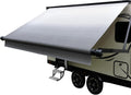 RV Awning Fabric Replacement 11ft2ft Heavy Duty Vinyl - Fade Grey