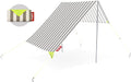Portable Sun Shade for Beach Bliss!