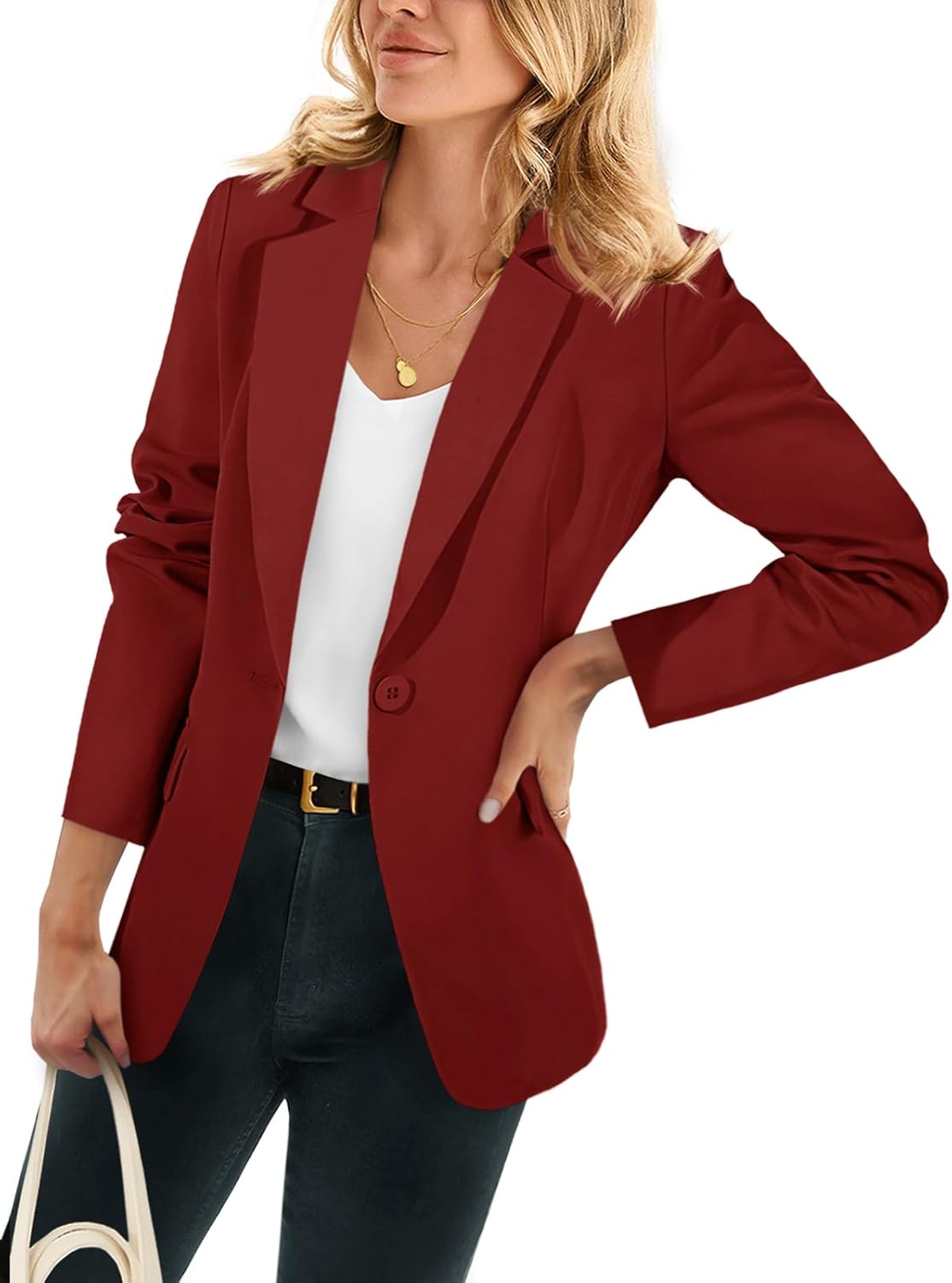 Cicy Bell Womens Casual Blazers for Stylish Office Wear
