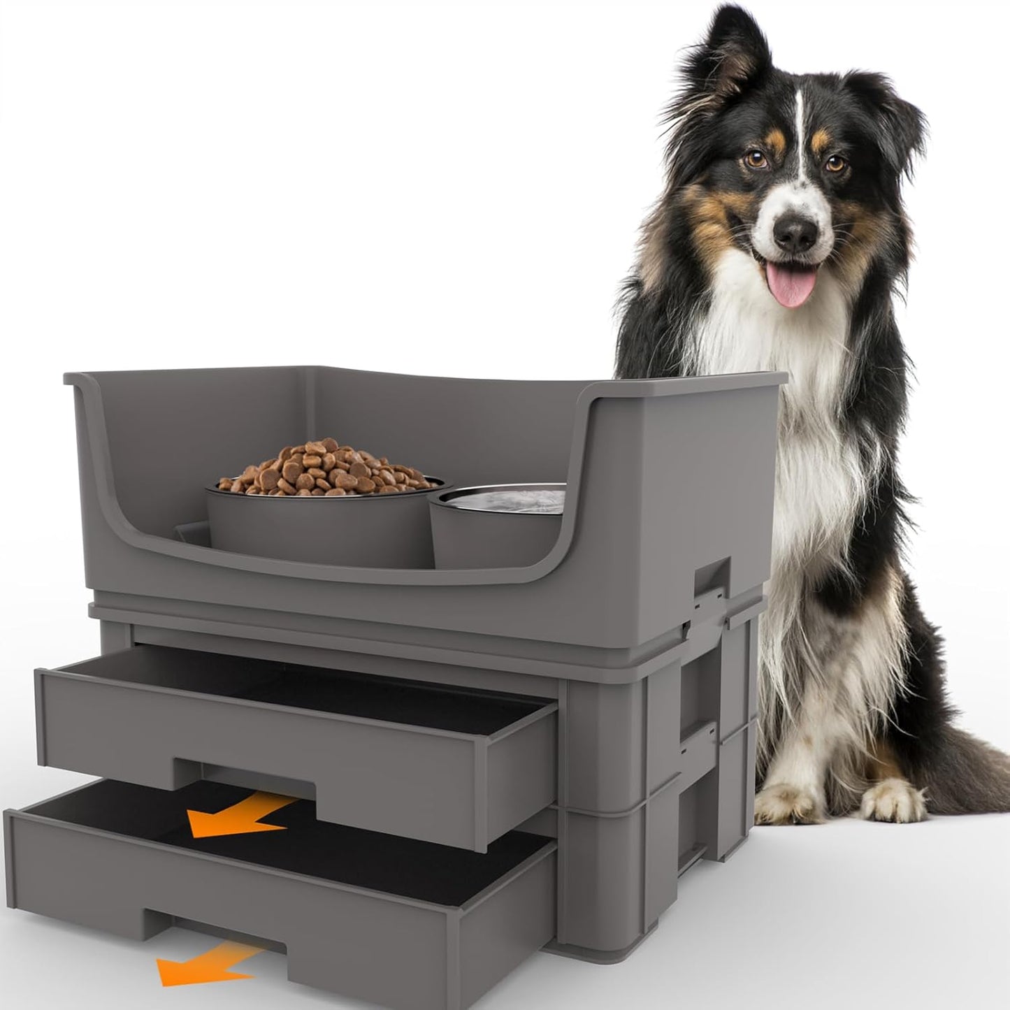 Elevated Adjustable Dog Bowl for Comfortable Feeding Experience