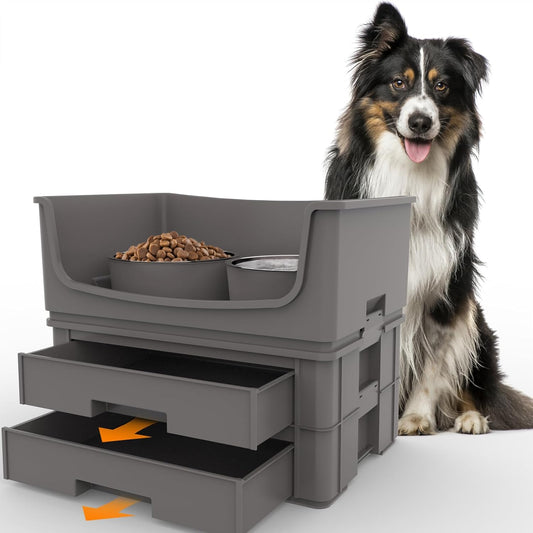 Elevated Adjustable Dog Bowl for Comfortable Feeding Experience