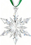 2025 Annual Crystal Snowflake Star Ornament - Elegant Holiday Keepsake