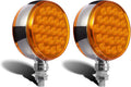 Round Double Face Amber 48LED Pedestal Trailer Light - Durable