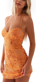 MISSACTIVER Sleeveless Sequin Dress for Women - Sexy Sparkle Mini
