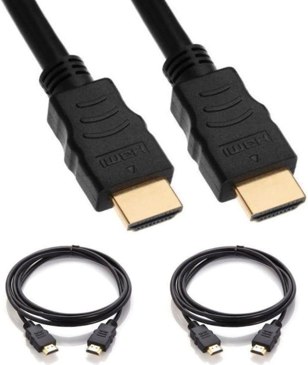 Short HDMI Cable 2-Pack for UHD 4K 60Hz and 3D Support