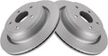 Rear Brake Rotors Set Vented Premium G-Coated - Compatible with Ram