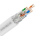 Cat8 Ethernet Bulk Cable 250 ft 2000MHz 40GB - High Shielding