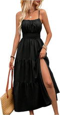 Women's Maxi Dress in Boho Style for Weddings and Holiday Fun