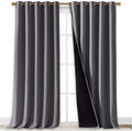 Blackout Blinds Curtains 70 in x 108 in Set of 2 - Thermal, Noise