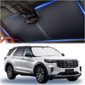 240T Thickened Automotive Glass Sunshade L (57.08 x 31.5 in) - Keeps