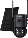 4g LTE Cellular Security Solar Camera - 360 Panoramic 2K